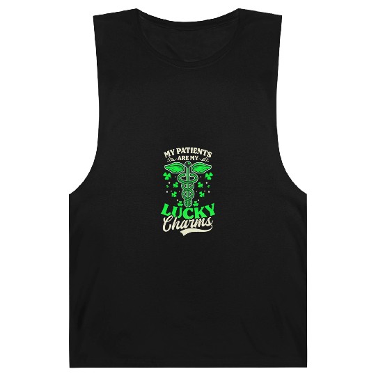 St Patricks Day Nurse Parents My Lucky Charms Barnard Tanks