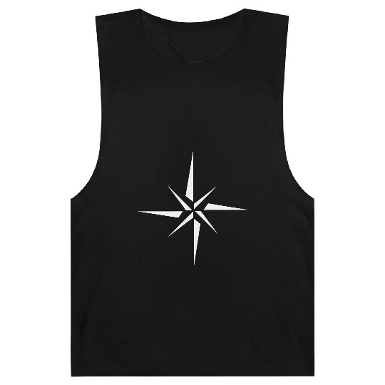 Nautical star. Compass rose, cardinal directions Barnard Tanks