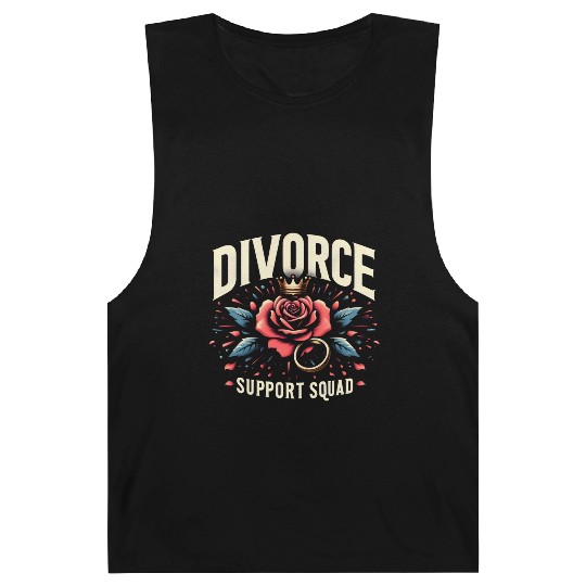 Divorce Support Squad Matching Friends Family Rose Barnard Tanks
