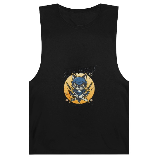 Samurai Cat, Ninja Cat, Cat Assassin, Warrior Cat Barnard Tanks