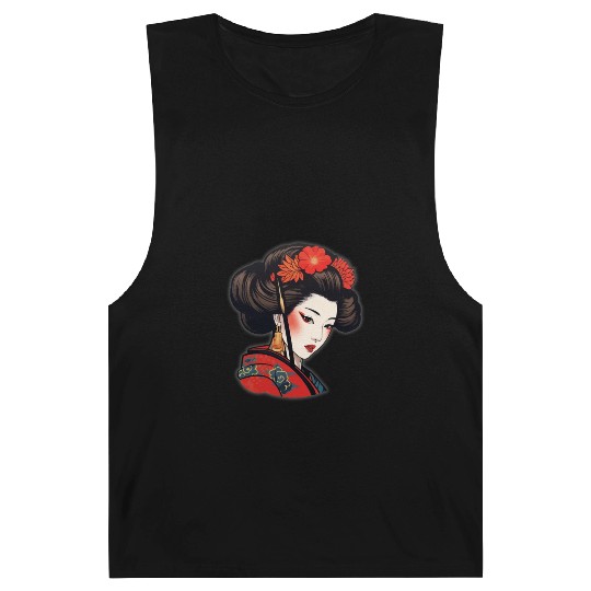 Beautiful Girl from Japan Barnard Tanks