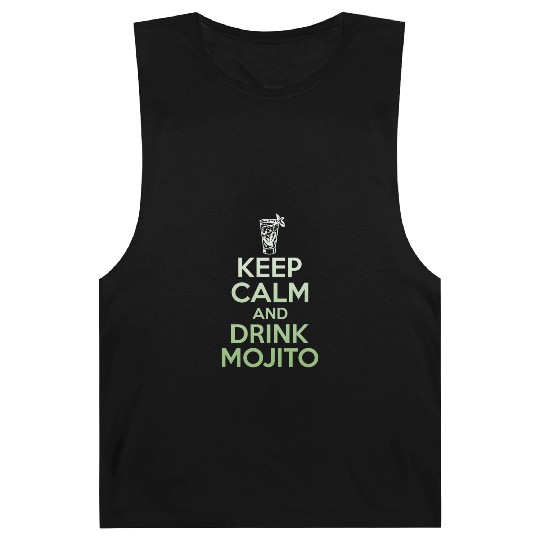 Keep Calm And Drink Mojito Barnard Tanks - Funny Rum