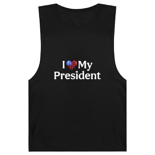 I Love My President 2024 election Barnard Tanks