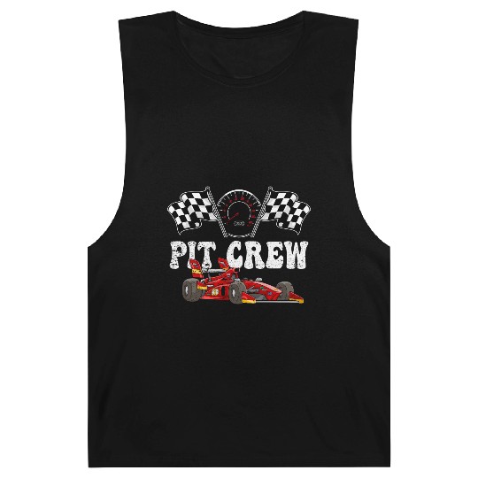 PIT CREW Race Car Barnard Tanks - Hosting Parties