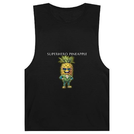 Superhero Pineapple Barnard Tanks