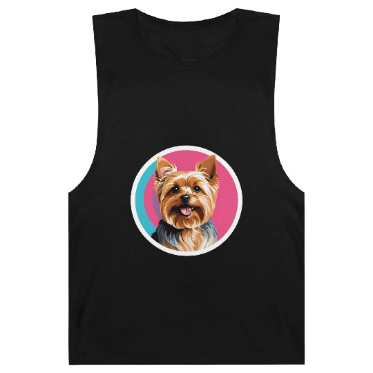 Synthwave Yorkshire Terrier 2 Barnard Tanks