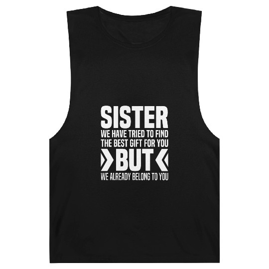 Gift From Brother To Little Sister For Big Sisters Barnard Tanks