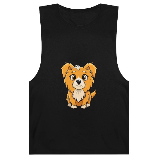 Curious Tibetan Spaniel Digital Art Barnard Tanks