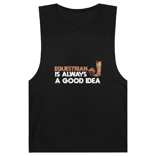 Horse Riding Equestrian Barnard Tanks