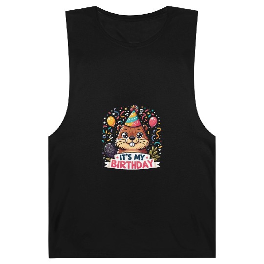 Its My Birthday Sweet Birthday Beaver Barnard Tanks