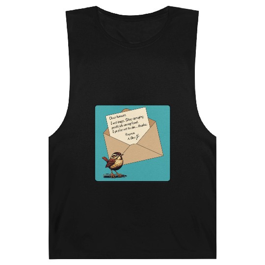 Cute Little Angry Bird Design Barnard Tanks