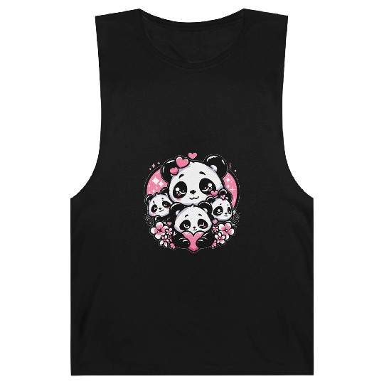 Panda Love Barnard Tanks