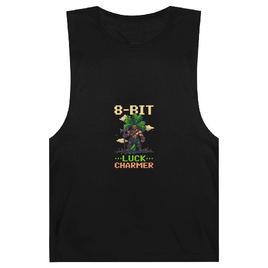 St. Patricks Day Gaming 8-Bit Luck Charmer Barnard Tanks