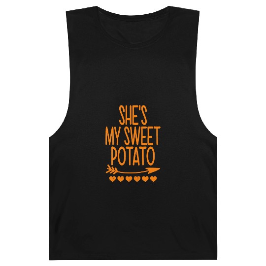 She s My Sweet Potato I Yam SET Thanksgiving Barnard Tanks