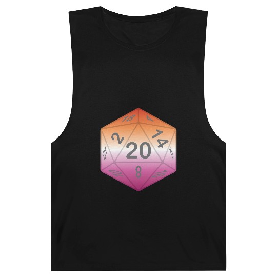 Pride Dice - Lesbian Barnard Tanks
