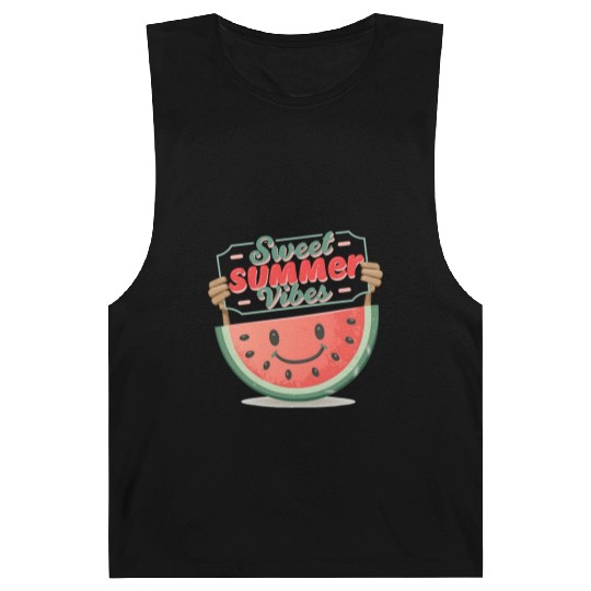 "Summer Joy: Smiling Watermelon" Barnard Tanks