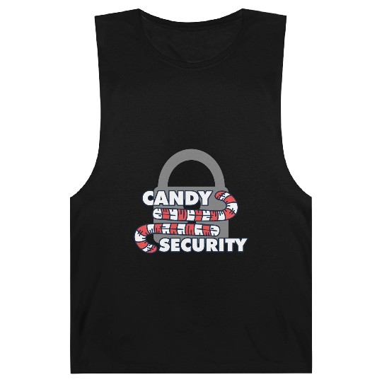 Candy Security Mom Dad Matching Birthday Costume Barnard Tanks