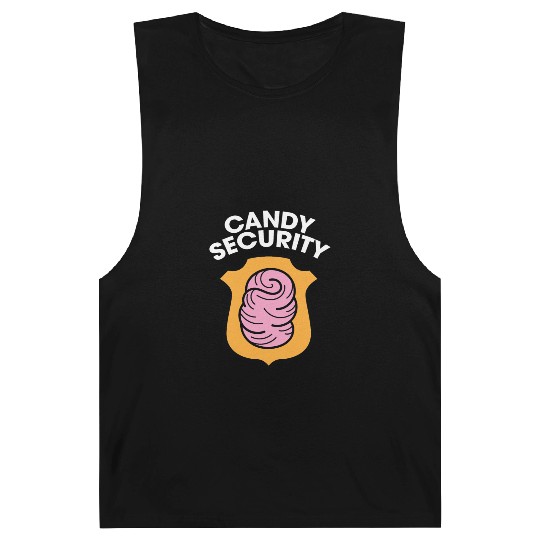 Candy Security Mom Dad Matching Birthday Costume Barnard Tanks