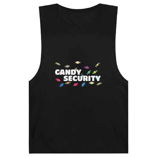 Candy Security Mom Dad Matching Birthday Costume Barnard Tanks