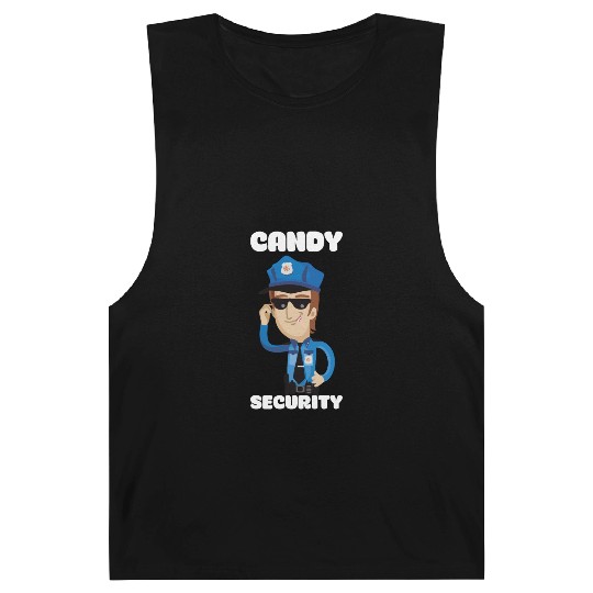 Candy Security Kids Parents Matching Birthday Barnard Tanks
