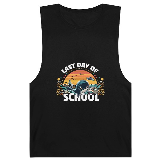 Last Day Of School Teacher Student Barnard Tanks