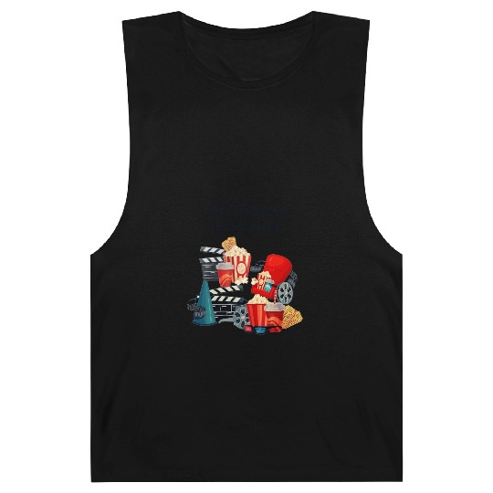 Popcorn Vintage Movie Night Barnard Tanks
