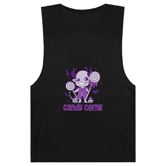 Candy Corny Cute Ghost Barnard Tanks