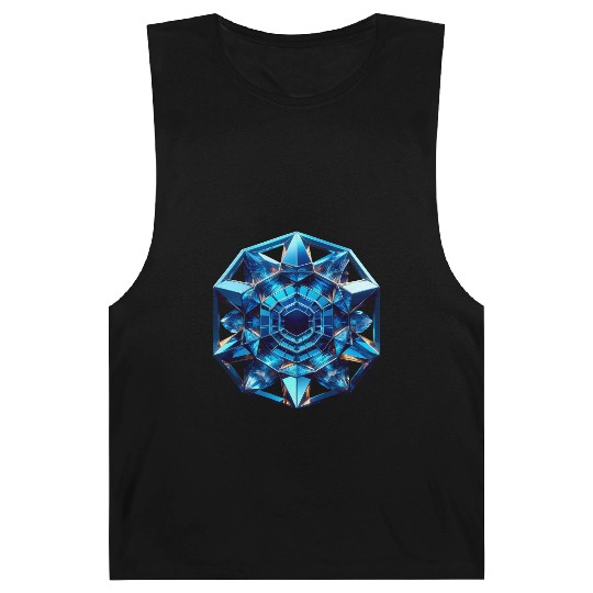 Sapphire Abstract Crystal Barnard Tanks