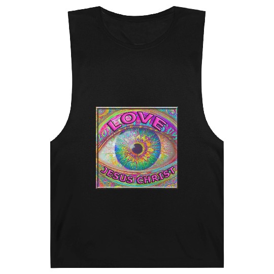 Eye (I) Love JESUS CHRIST Barnard Tanks