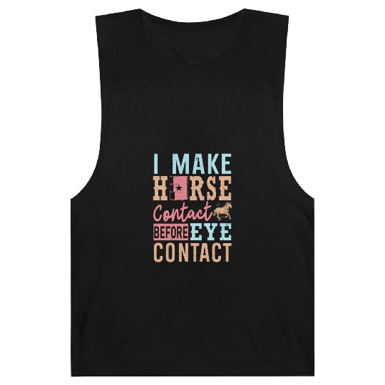 Funny Barrel Racing Barnard Tanks