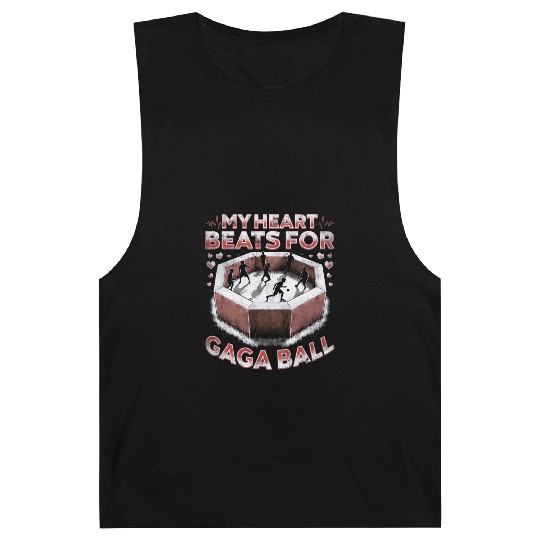 Gaga Ball Dodgeball My Heart Beats For Gaga Ball Barnard Tanks
