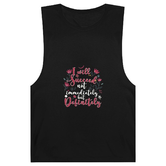 Success Affirmation Floral Motivational Mindset Po Barnard Tanks
