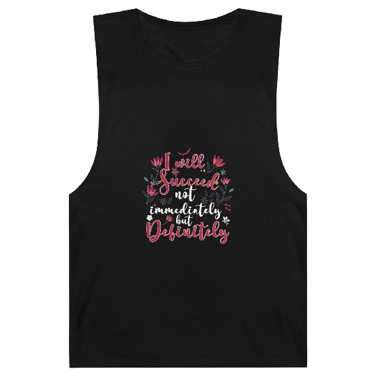 Success Affirmation Floral Motivational Mindset Po Barnard Tanks