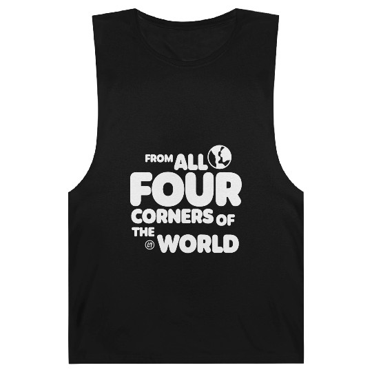 Lando Norris Merch Worldwide Globe Barnard Tanks