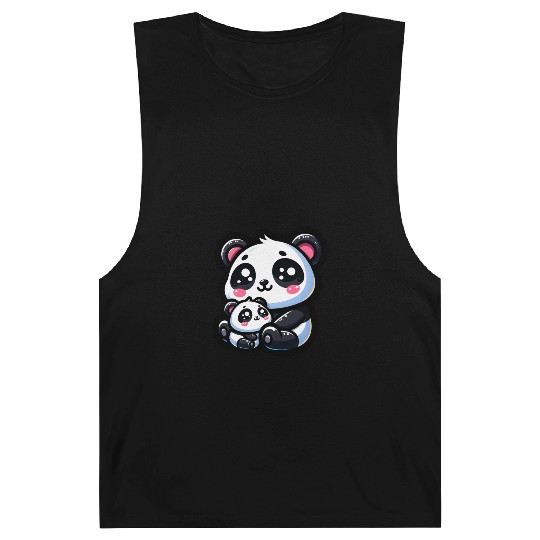 Proud Mother Panda With Her Cub for Mother's Day Barnard Tanks
