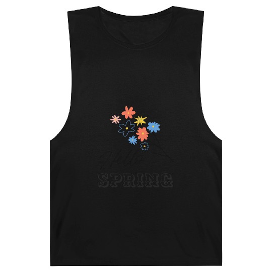 Hello Spring Flower Season Barnard Tanks