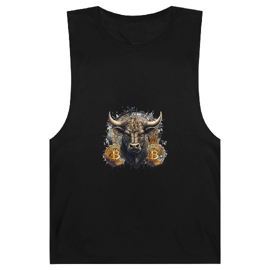 Crypto Bull Funny Blockchain Bitcoin Trader Barnard Tanks