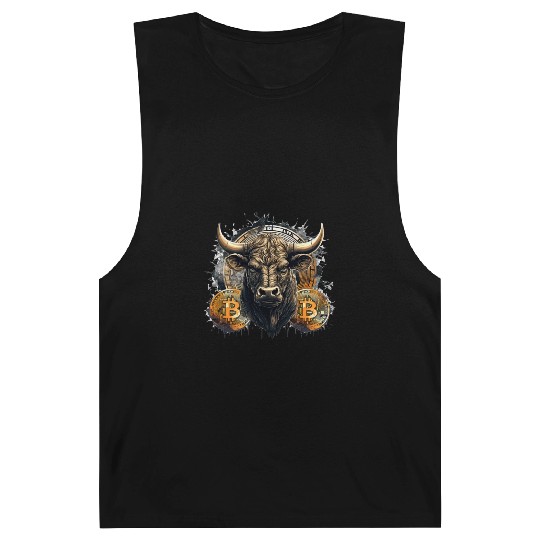 Crypto Bull Funny Blockchain Bitcoin Trader Barnard Tanks