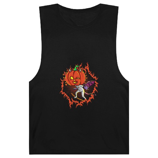 The Witch Devil Pumpkin Head Barnard Tanks