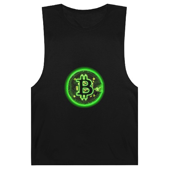 Crypto Currency Coin Vintage Bitcoin Cryptocurrenc Barnard Tanks