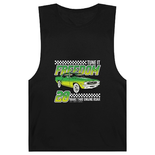 Racing OLD car illustrated | muscle car Barnard Tanks