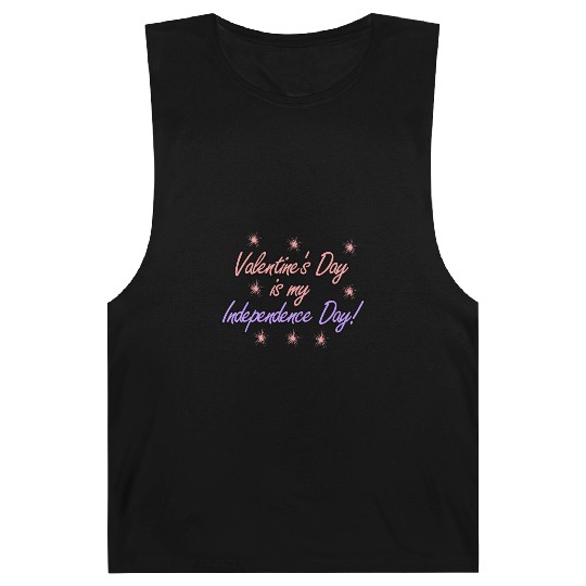 Single Alone Lonely valentine's day joke Barnard Tanks