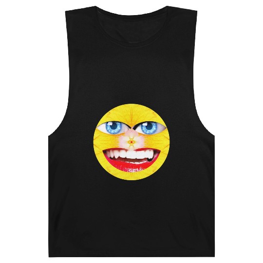 Smile Face Have a Nice Day Promote Happiness Joy Barnard Tanks