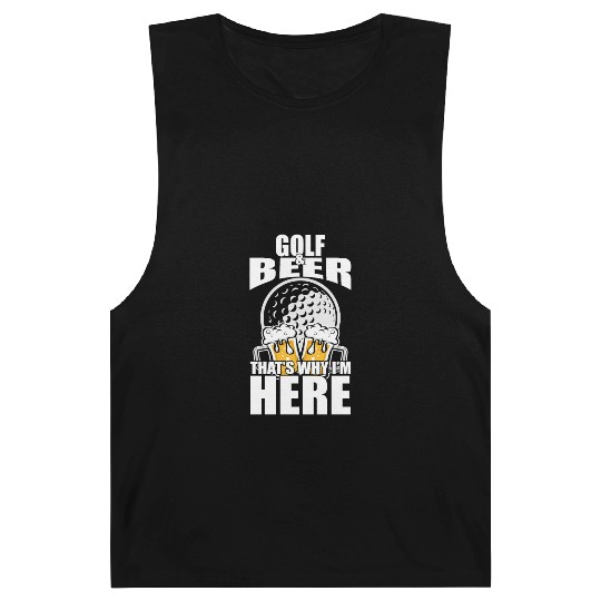Funny Golf Beer Barnard Tanks Funny Picture