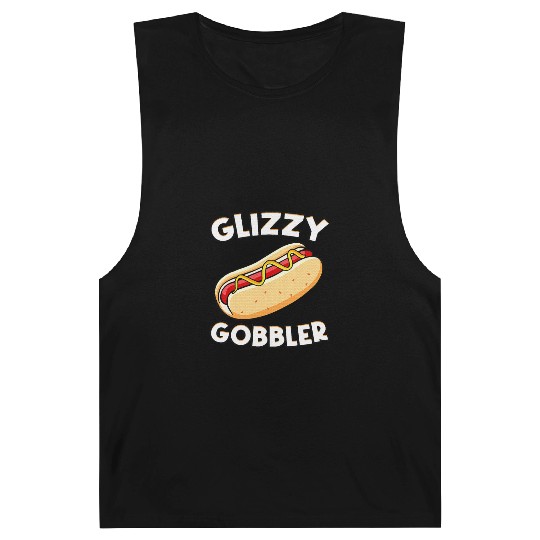 Hot Dog Glizzy Gobbler Number One Gladiator Barnard Tanks