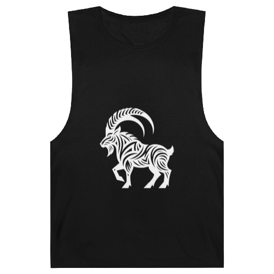 Capricorn Tattoo Style Barnard Tanks