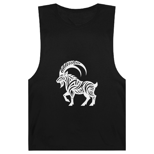 Capricorn Tattoo Style Barnard Tanks