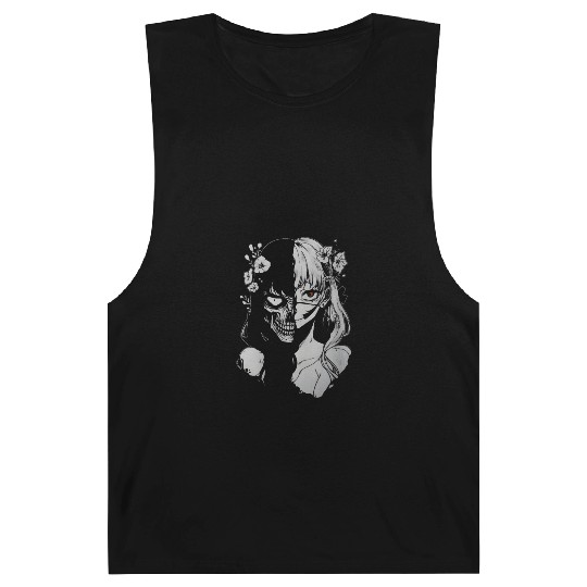 anime skull girl horror Barnard Tanks