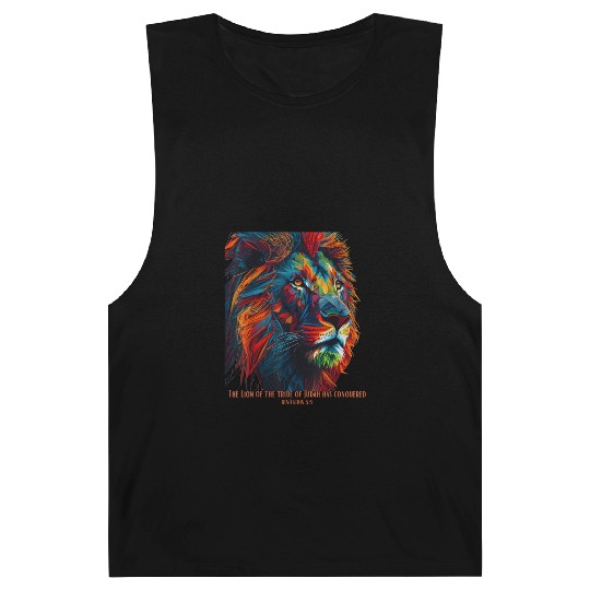 Lion of Judah Jesus Revelation Bible Verse Christ Barnard Tanks
