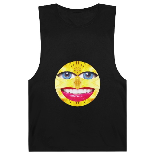 Smile Face Have a Nice Day Promote Happiness Joy Barnard Tanks